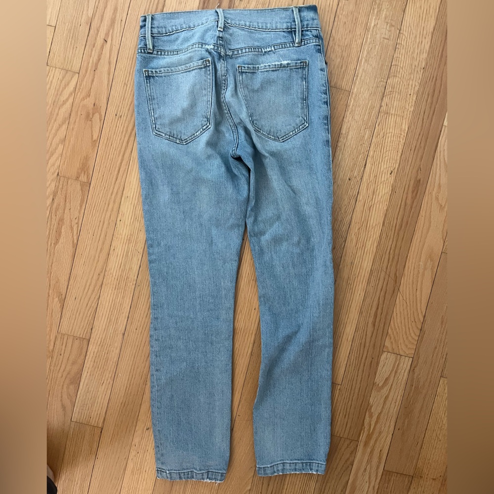 FRAME Denim Heritage Le Sylvie Slender Straight-Leg Jeans Size 26 Revolve - Picture 5 of 7